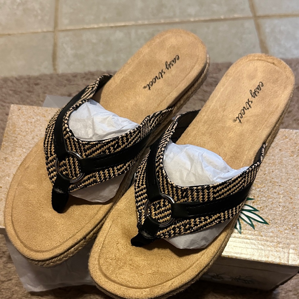 Easy Street Woven Sandals